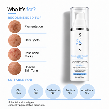 3% Tranexamic Acid + 2% Kojic Acid Pigmentation Cream | Brightening cream | Night cream